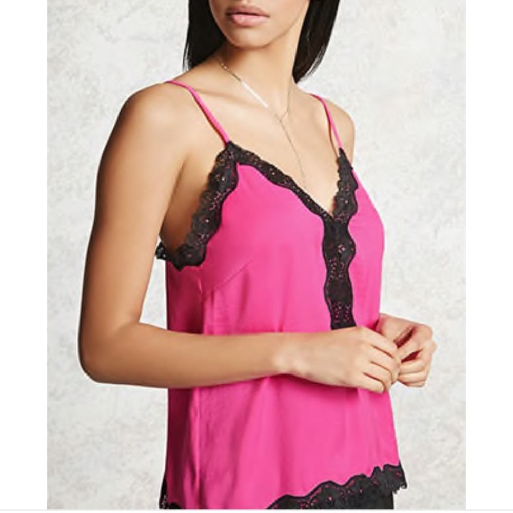 Forever 21 Silk Lace Cami